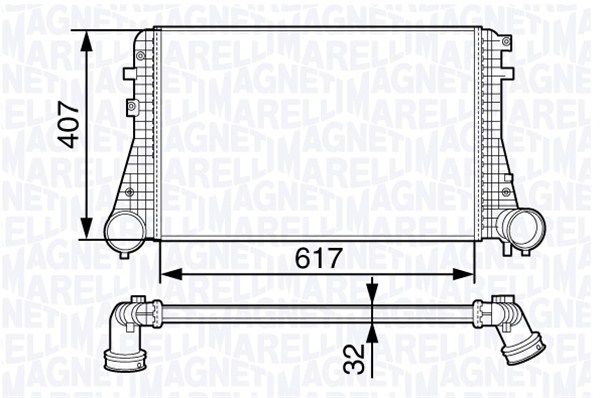 MAGNETI MARELLI Välijäähdytin 351319202160